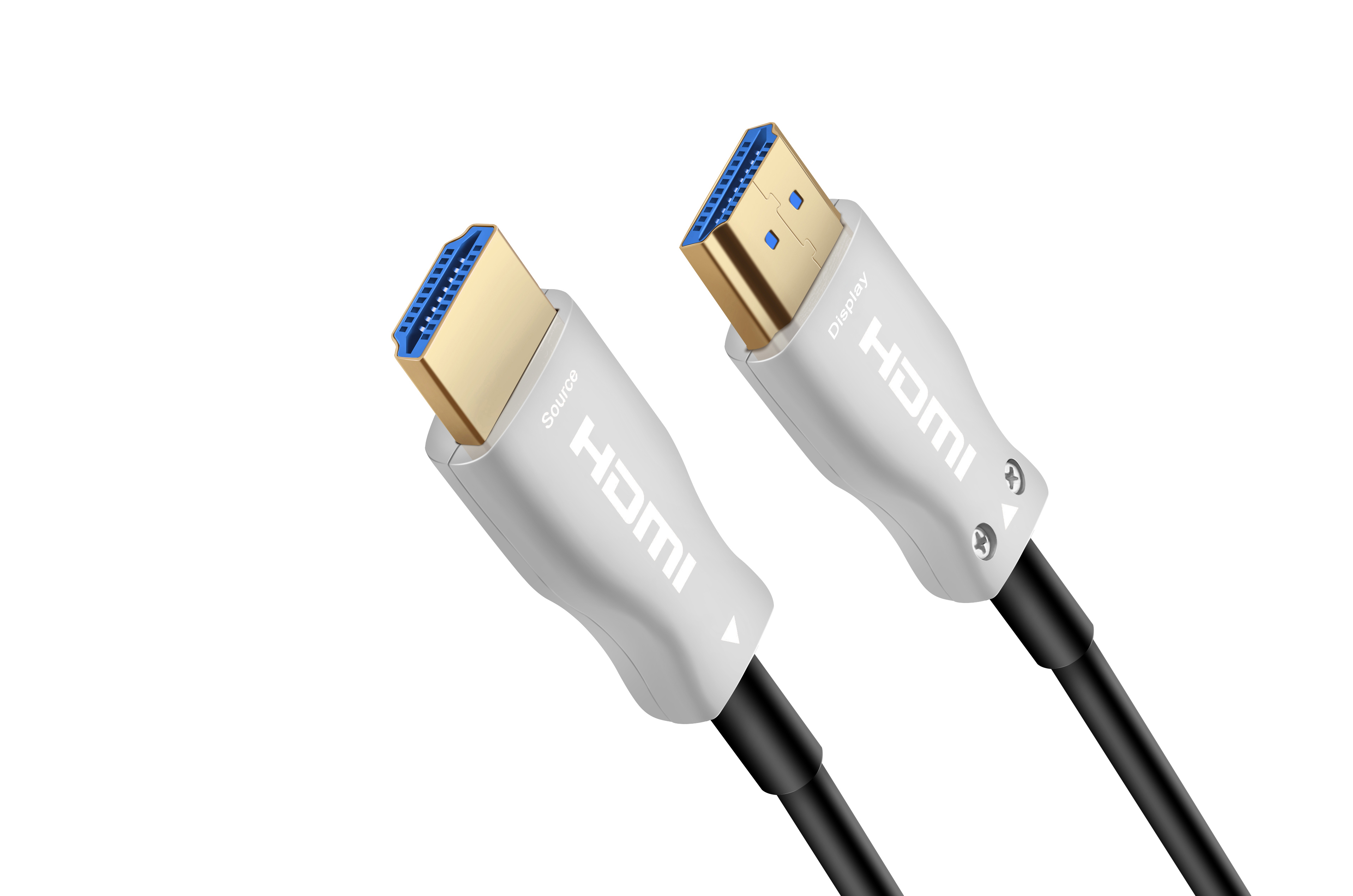 HDMI 高清光纖線 銀色 藍(lán)芯