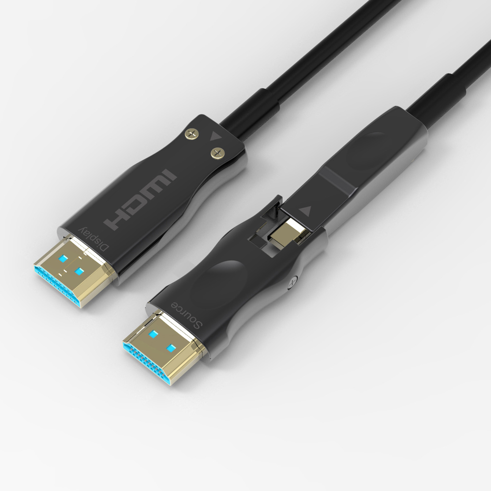 Hdmi2.0 detachable self-locking optical f...